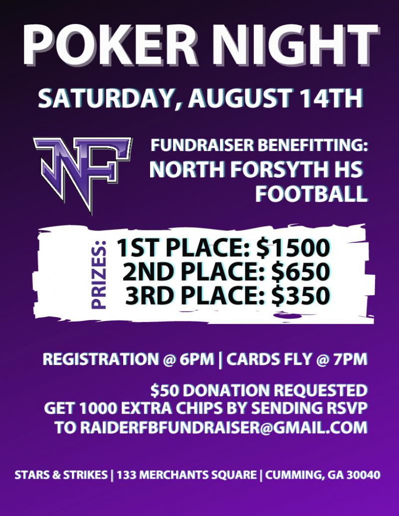 NFHS Football - Stars and Strikes at 5thstreetpoker.com